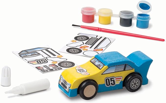 Melissa & Doug Created by Me! Race Car Wooden Craft Kit