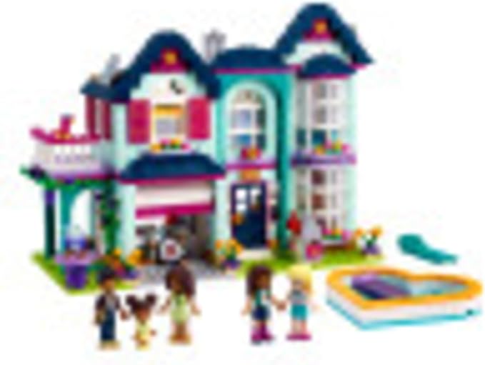 LEGO Friends Andrea's Family House 41449 Building Kit; Mini-Doll Playset is Great Gift for Creative 6-Year-Old Kids, New 2021 (802 Pieces)