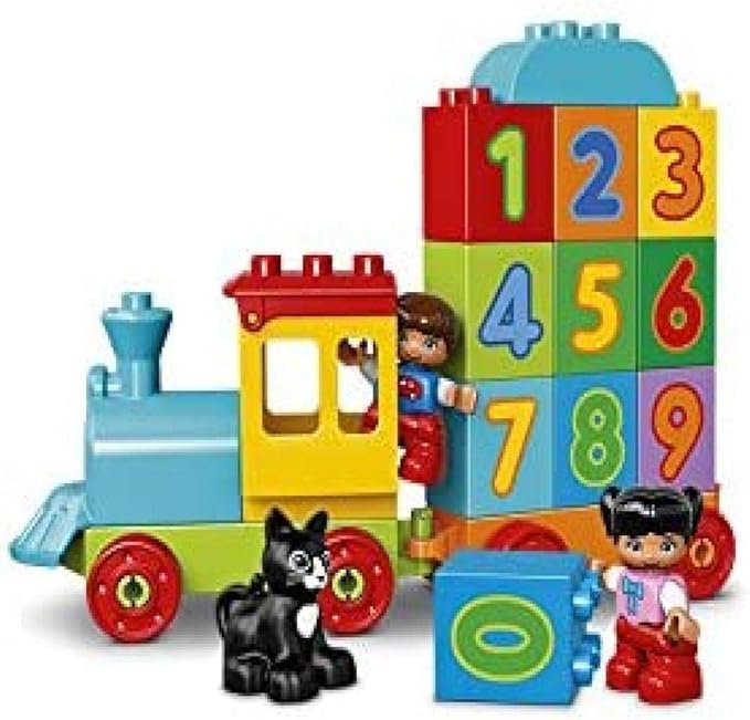 LEGO DUPLO My First Number Train 10847 Learning and Counting Train Set Building Kit and Educational Toy for 2-5 Year Olds (23 Pieces)