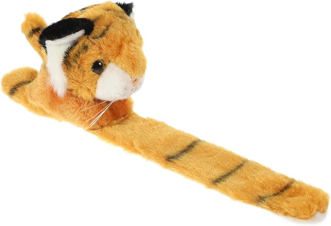 Kisangel 1pc Plush Huggable Stuffed Animals Jungle Themed Slap Bracelet Wrist Hugger Plush for Jungle Party Favors(As Shown 2)