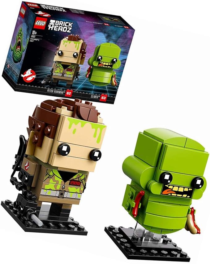 LEGO BrickHeadz Peter Venkman & Slimer 41622 Building Kit (228 Piece) (Amazon Exclusive)