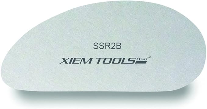 Xiem Tools Stainless Steel Clay Rib for Ceramics and Pottery (Rib 2B)
