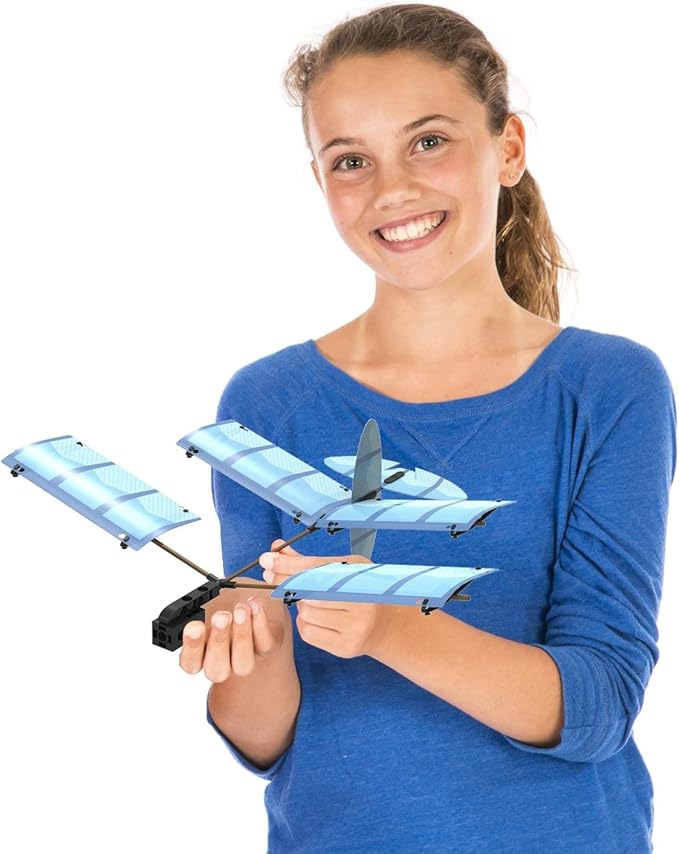 Thames & Kosmos Ultralight Airplanes STEM Experiment Kit | Build 5 Gliders | Learn How Airplanes Work | for Ages 8+ | Design Your Own Glider | Learn Physics and Aerodynamics