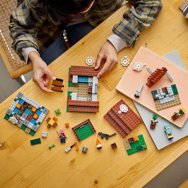 LEGO® Minecraft® The Abandoned Village 21190 Building Kit; Deserted Zombie Playset