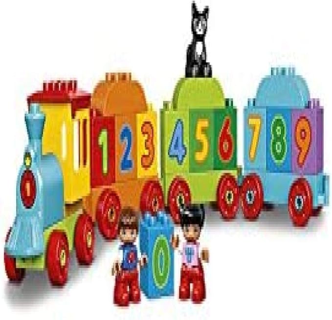 LEGO DUPLO My First Number Train 10847 Learning and Counting Train Set Building Kit and Educational Toy for 2-5 Year Olds (23 Pieces)