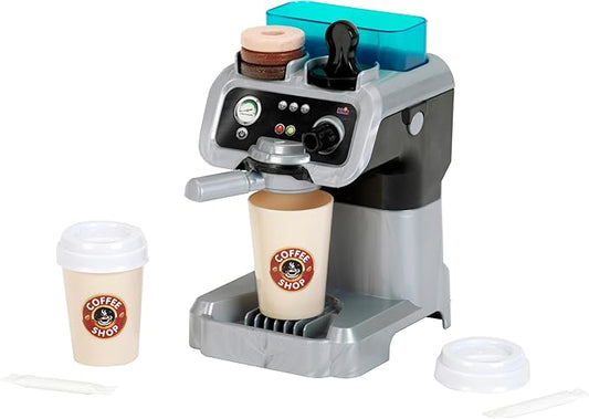 Klein: Barista Espresso Machine - Kitchen Appliance Toy, Coffee Making & Accessory Pretend Play Set, Realistic Water Flow Function, Kids Ages 3+