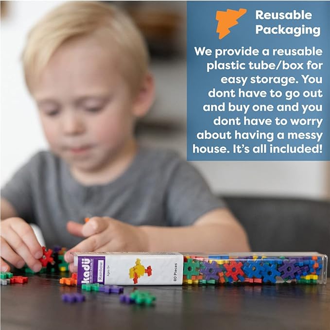 KADU Forest 250 Piece Set - STEM/STEAM Building + Construction Toy, for Open + Imaginative Play Ages 5+