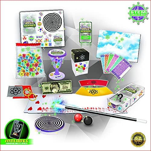 Fantasma Magic of Science Illusionology STEM Based Magic Set - Over 150 Science Experiments and Tricks, Blue