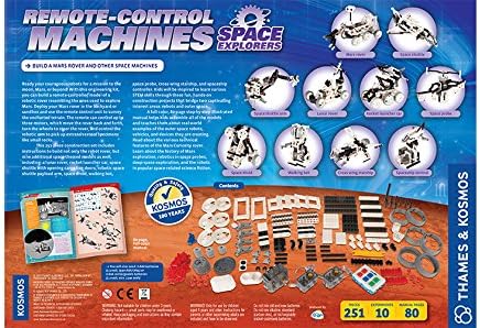 Thames & Kosmos Remote-Control Machines: Space Explorers | Science & Engineering Stem Experiment Kit | Build 10 Real Working Models | Parents' Choice Gold Award Winner