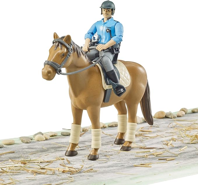 Bruder 62507 bworld Policeman with Horse