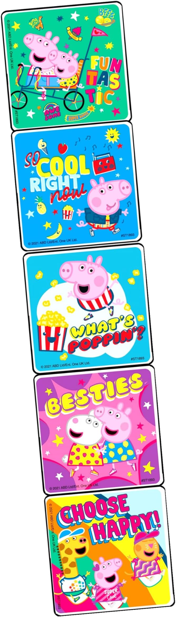Peppa Coloring Books Stickers Activity Set - Bundle Includes Thomas The Train Coloring Book, Peppa Pig Coloring Book, Stickers, Reward Stickers, and More