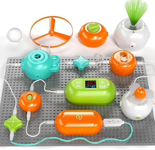 SNAEN Circuits Over 300 Projects Circuit Toy for Kids DIY Electronic Toy, 31 Circuit Parts, Science Game for Boys Girls, Educational Toys for Kids 3+