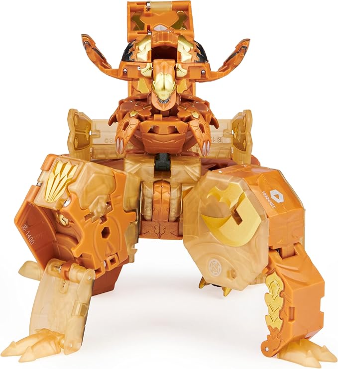 Bakugan Ultimate Viloch, 7-in-1 Exclusive Bakugan, Includes BakuCores and Trading Cards, Geogan Rising Collectible Action Figure Kids Toys for Boys