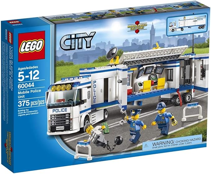 LEGO City Mobile Police Unit Control Room Truck with 3 Minifigures | 60044