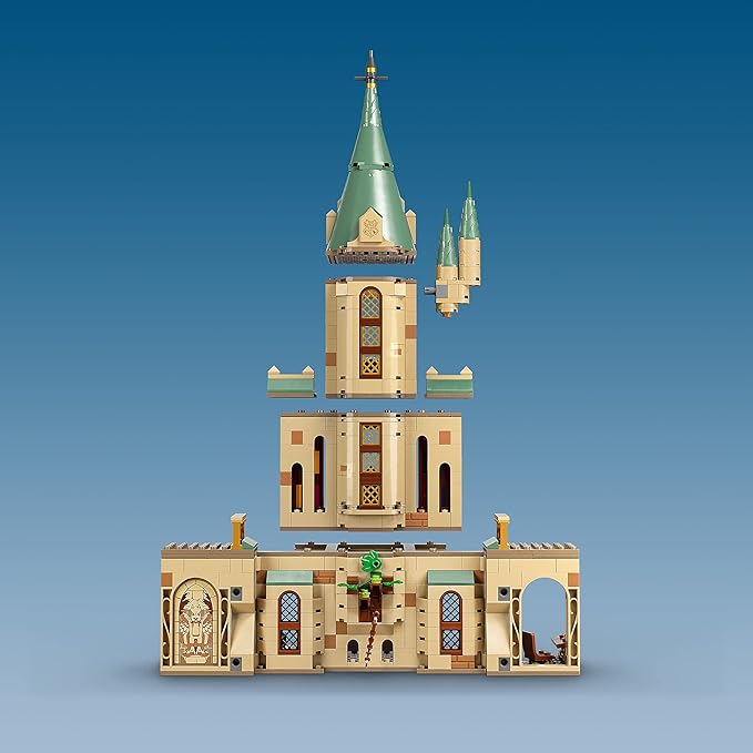 LEGO Harry Potter Hogwarts: Dumbledore’s Office 76402 Castle Toy, Set with Sorting Hat, Sword of Gryffindor and 6 Minifigures, for Kids Aged 8 Plus