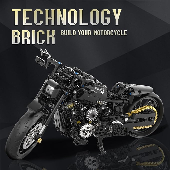 1:8 Motorcycle Building Set for Adults, Building Blocks for Adults, Collectible Toy for 14 15 16+ Years Old Boys, Teenage Boys Gifts on Birthday(579PCS)