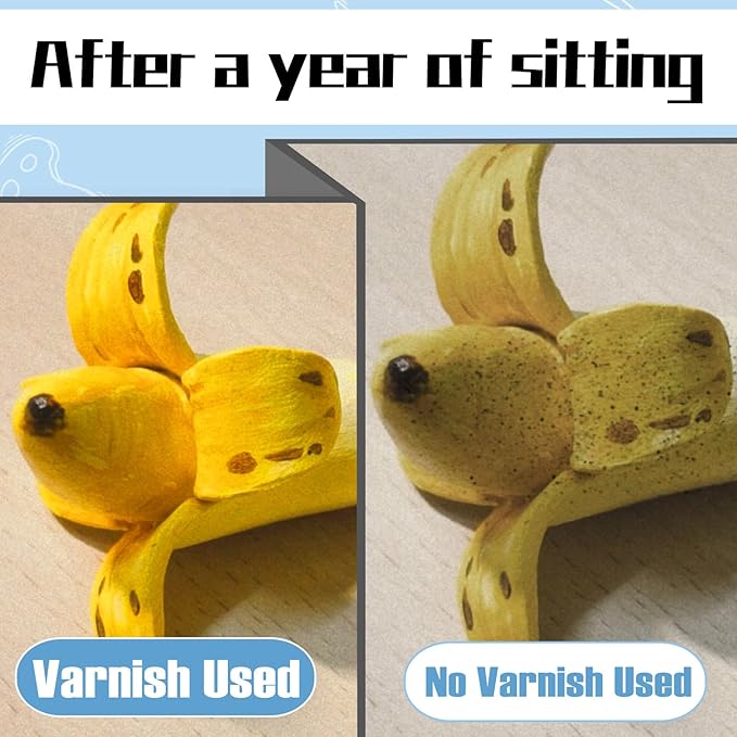 100ml Air Dry Clay Varnish,Air Dry Clay Sealant for Airdry Clay,Air Dry Clay Glaze Can Not Only Used to Prevent Clay Cracking, Scratches, and Wear,It Can Also Having a Matte Glaze Effect (Matte)