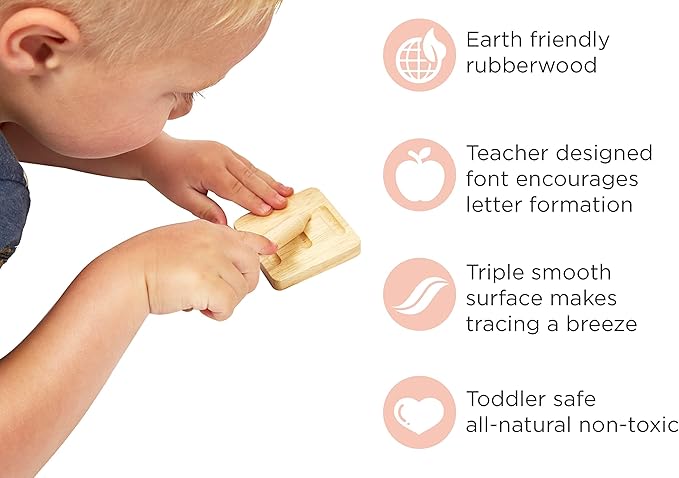 Wooden Alphabet Tracing Boards - Preschool Letter Formation - Montessori Alphabet Letters