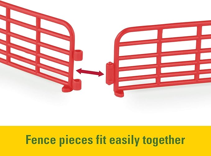 John Deere Die-Cast Farm Toys Playset - 1:64 Scale - Includes Farm Animals, Machine Shed, Toy Tractors, Toy Trucks, and Farm Tools - 70 Count - 8 Years and Up