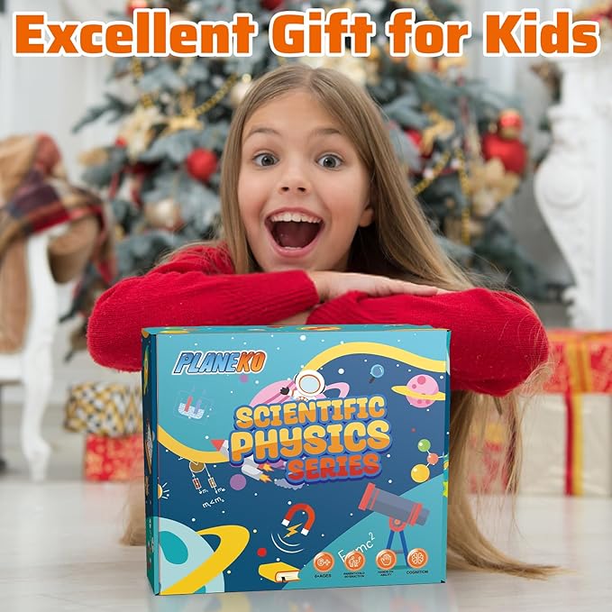 PLANEKO STEM Kits for Kids Age 8-10 Science Kits STEM Projects Craft for Kids Building Kits 3D Puzzle for Kids Age 8-12 STEM Activities Toy for Boys Girls 6 7 8 9 10 11 12+ Year Old Birthday Gift