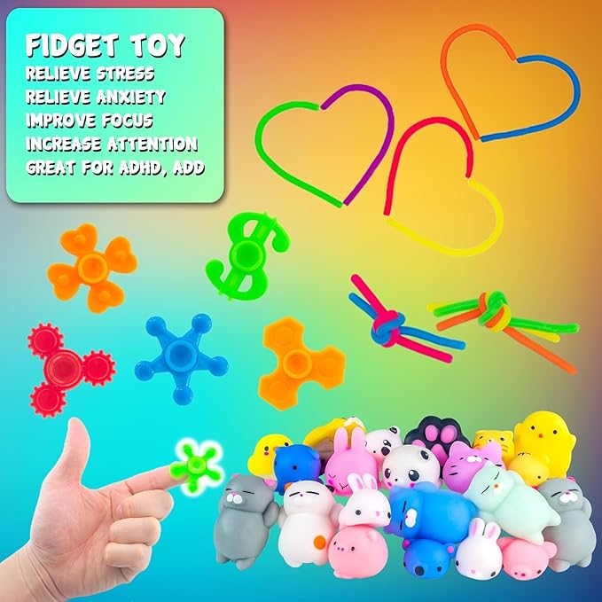 110 PCS Party Favors Toy for Kids, Pinata Stuffers, Goodie Bags Fillers, Prize Box Toys for Classroom, Treasure Chest, Birthday Party, Carnival Prizes for Boys Girls 4-8-12