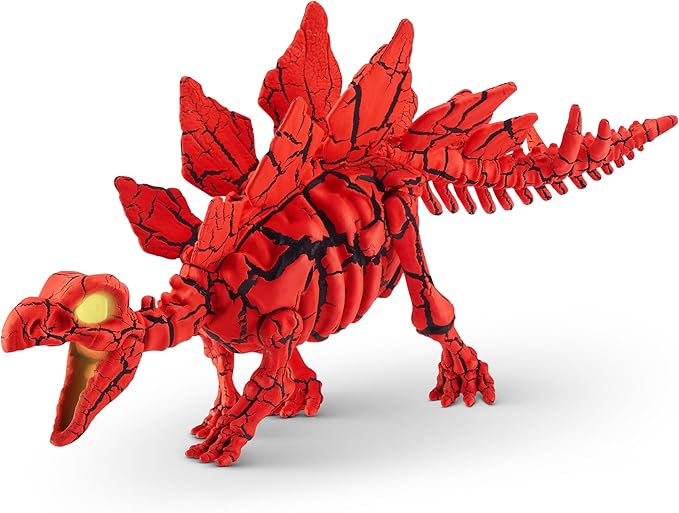 Robo Alive Volcano Dino Fossil Find Stegosaurus by ZURU Boys Age 5+ Dig and Discover, STEM -Excavate Prehistoric Fossils, Educational Toys, Great Science Kit Gift (Stegosaurus)