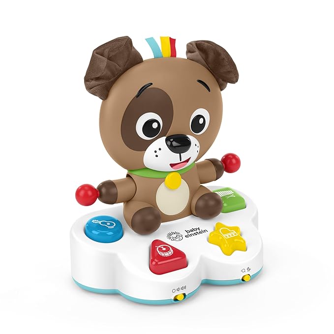 Baby Einstein Drum & Learn Dean Musical Learning Toy, Multisensory, Ages 6 Months and Up