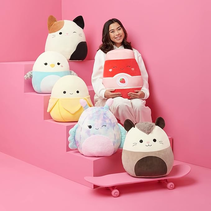 Squishmallows Original Bluey 10-Inch Bingo HugMees - Medium-Sized Ultrasoft Official Jazwares Plush