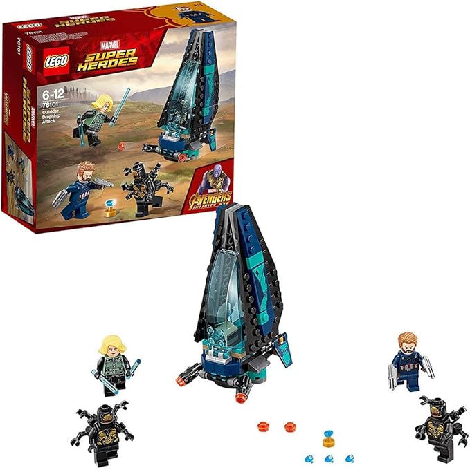 Lego 76101 Marvel Avengers Infinity War Outrider Dropship Attack Playset
