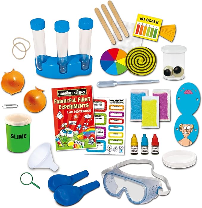 Galt Toys, Horrible Science - Frightful First Experiments, Fun Science Kit for Kids, 18 Fun Experiments, Ages 6 Years Plus
