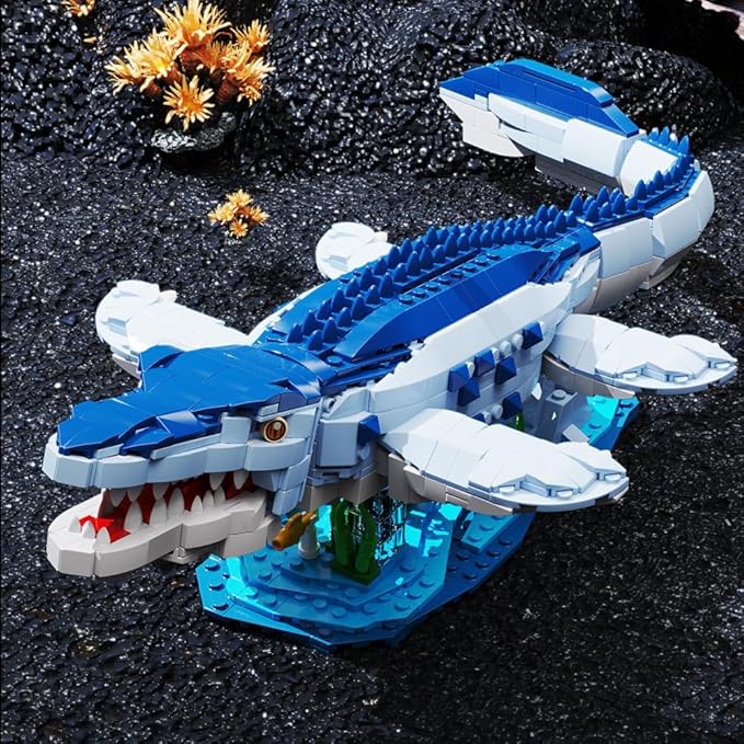 Mesiondy Dinosaur Building Blocks Set,STEM Dinosaur Toys for 6 7 8 9 10 11 12 13 14Year Old Boys (1158 Pieces)…