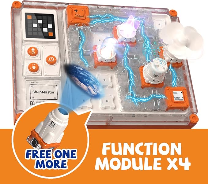 Science Kits for Kids,Electronic Toy with 500+ Circuits Projects | STEM Kit for Boys & Girls Age 6+ | Perfect Educational Gifts for Kids