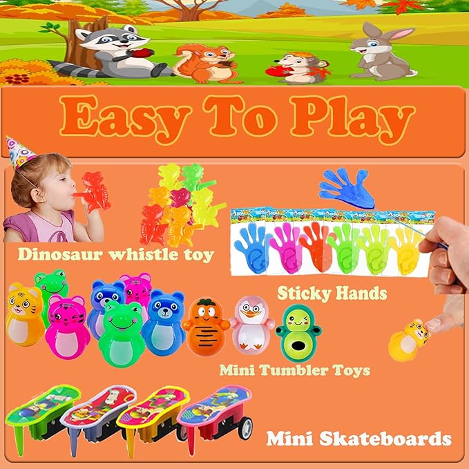 116 Pcs Prizes for Kids Classroom, Treasure Box Toys for Classroom, Treasure Chest, Birthday Party Favors for Kids 4-8, Pinata Fillers Goodie Bag Stuffers, Bulk Valentines Gift for Kids Classroom