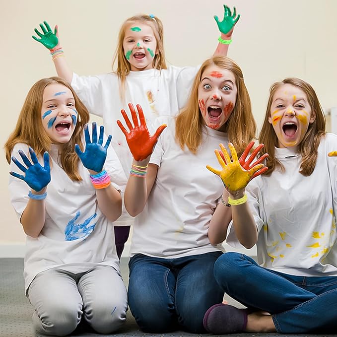 Adorox 144 Bracelets Neon Jelly Bracelets Rainbow Colors Party Favors Birthday Gifts Prizes Assorted Holiday Gift Christmas (Assorted (144 Bracelets))