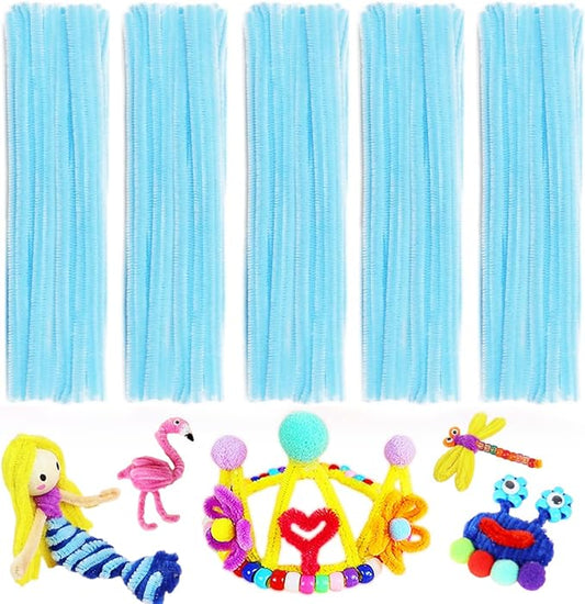 Pipe Cleaners, Pipe Cleaners Craft, Arts and Crafts, Crafts, Craft Supplies, Art Supplies (Sky Blue)…