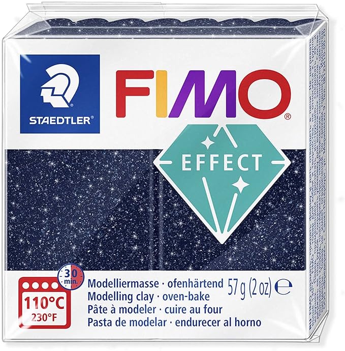 FIMO Soft Polymer Oven Bake Modelling Clay - 57g Blocks - Set of 6 - Galaxy Colours
