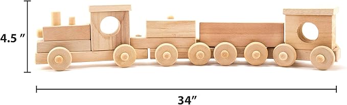 Made By Me Wooden Train by Horizon Group USA