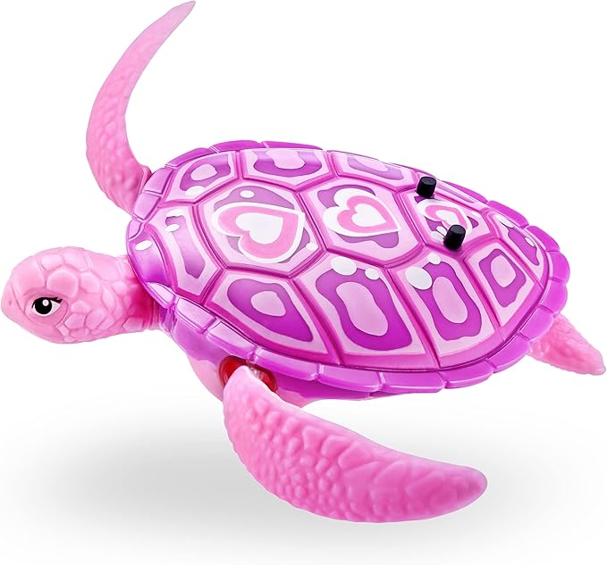 ROBO ALIVE Robo Turtle Robotic Swimming Turtle (Orange + Blue) by ZURU Water Activated, Comes with Batteries, Amazon Exclusive (2 Pack)