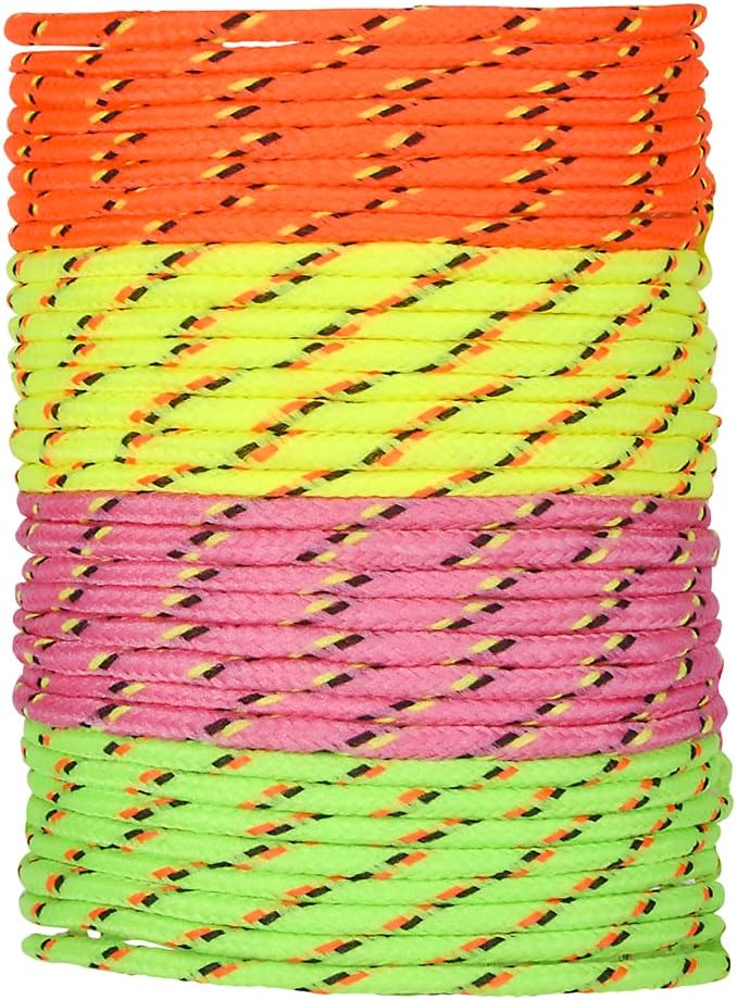 Rhode Island Novelty 144 (1 Gross) Neon Rope Friendship Bracelets New
