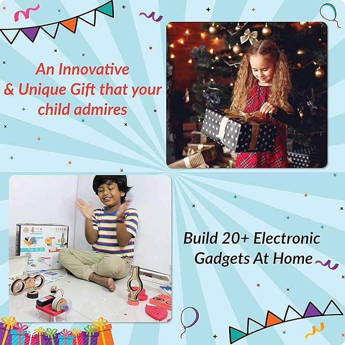 Butterfly Edufields 20in1 STEM Toys for Boys & Girls Age 8-12 | STEM Kits for Kids Age 8-12| Science Kits 8-10 | Motor Machines Project Kit | Robotics & Engineering Toys| Gift for 6 7 8 9 10 Year Old