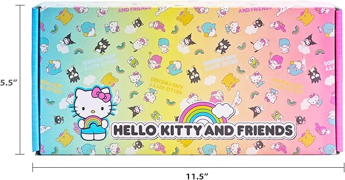 Hello Kitty Ultimate Slime Set, 25-Pack Scented Glitter Slimes, Party Favors for Kids 8-12, Slime Bulk, Mini Slime, Sanrio Stuff