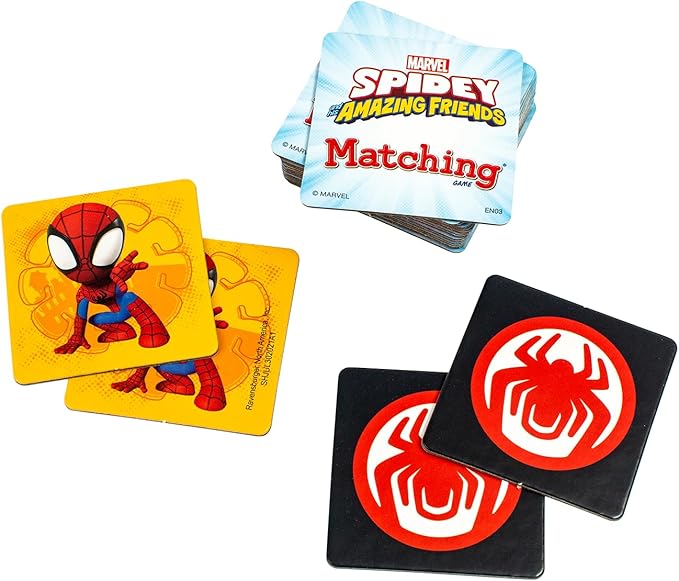 Wonder Forge Marvel Spidey & His Amazing Friends Matching | Build Focus and Memory with Fun Superheroes | Features Favorite Marvel Characters | Ages 3+
