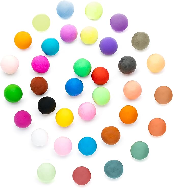 Artsity Air Dry Clay, 36 Color Modeling Set with 3 Sculpting Tools, Magic Foam Clay for Kids and Adults, Gift for Boys and Girls