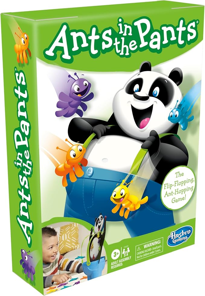 Hasbro Ants in The Pants Preschool Game for Kids Ages 3+, Fun Board Game for 2-4 Players