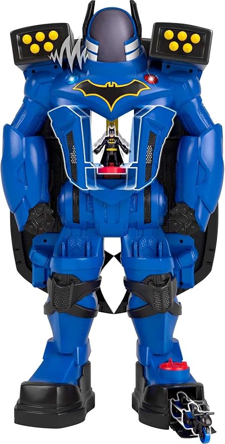 Fisher-Price Imaginext DC Super Friends Batman Toy, Batbot Xtreme Robot Playset, 30 Inches Tall with Figure for Pretend Play Kids Ages 3+ Years (Amazon Exclusive)