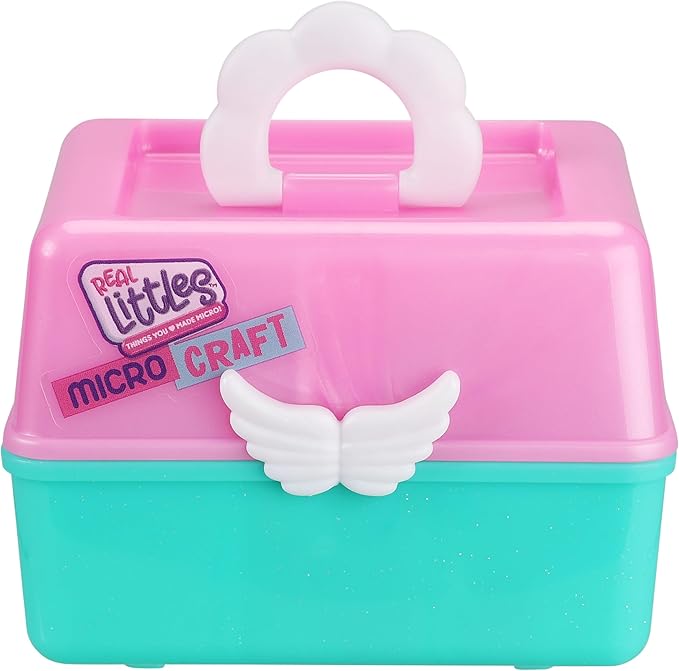REAL LITTLES - Mini Craft Box - Collect 6 Different Projects to Make with Micro Working Accessories Inside! Styles May Vary and Each Craft Sold Separately, Small, Multicolor, 1 Pack