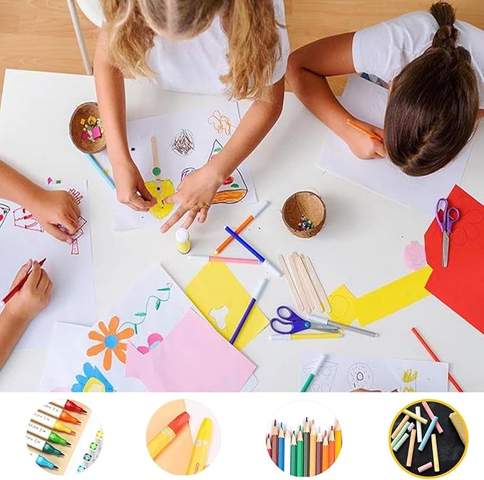 WAUPPY 9"x12" Sketching Drawing Paper 100 Sheets Art Craft Paper for Kids, School Arts Supplies, White Coloring Paper, Doodle Paper