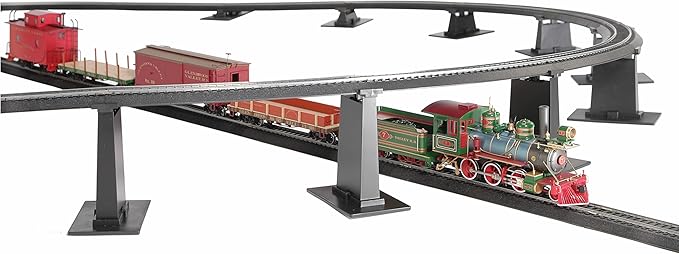 Bachmann Trains 18 PC. E-Z TRACK GRADUATED PIER SET - For Use with HO or On30 Scale E-Z Track , White