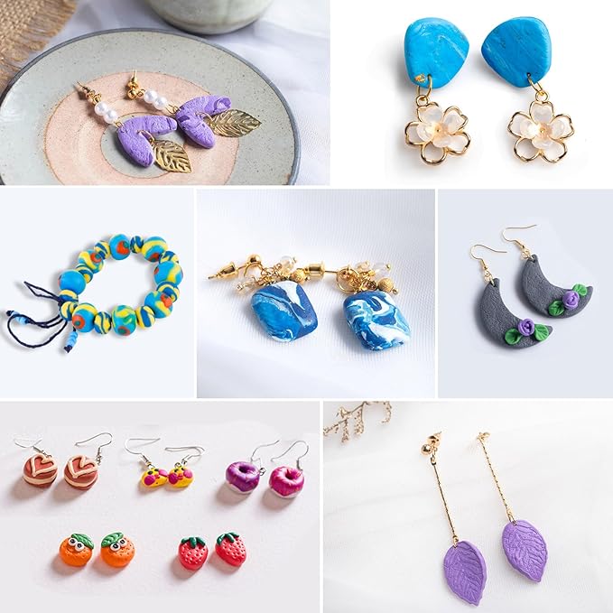 ESSENSON Polymer Clay Kit, 56 Colors Modeling Clay, DIY Oven Bake Molding Clay for Kids with Sculpting Clay Tools and Accessories, Art Craft Gift for Kids