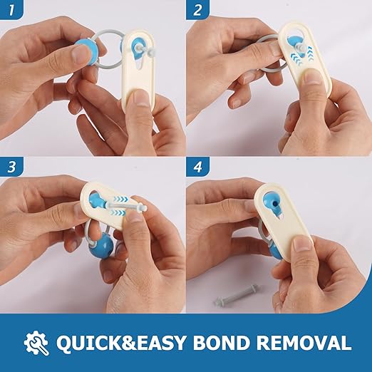 Molecular Model Kit, 444 Pcs Organic Molecular Chemistry Set, Atom Element Model Kit for Lessons in Chemistry, Molecular Structures Building kit, Ochem Science Gift for Teachers and Students